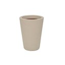 Ver imagem 1 de Vaso Em Polietileno Cone Terra 30cm Areia