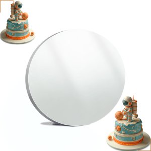 Tabuleiro 25cm Mdf 9mm Tábua para Bolo Confeitaria