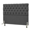 Cabeceira Cama Box Casal Queen 160cm Cristal Linho Cinza - JS Móveis - 1