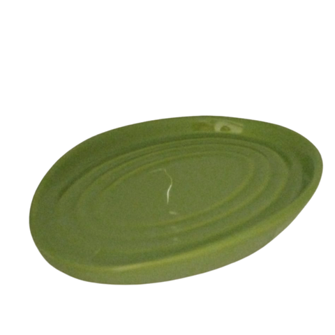 Descanso Oval para Talheres:eleve Suas Refeições com Elegância e Praticidade.:verde