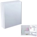 Ver imagem 1 de Armário Banheiro Espelheira Sobrepor Branco | 36,3x10,6x45,3cm | 01 Porta | Astra