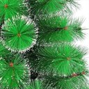 Ver imagem 3 de Árvore de Natal grande 150cm 138galho super cheia Luxo Verde Nevada Neve promoção barata pé plástico