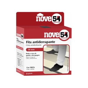 Fita antiderrapante 50 mm x 15 m preta Nove54
