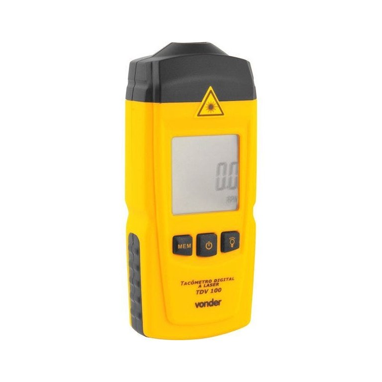 Tacômetro Digital Medido De Rpm A Laser Tdv 100 Vonder