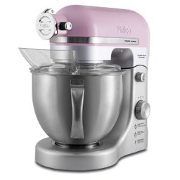 Batedeira Planetária Philco PBP1200 Rosa Turbo Inox 127V - 6