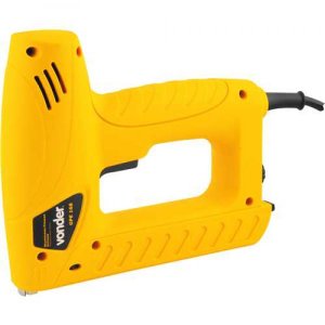 Grampeador Pinador Tapeçaria Madeira Eletrico 110v Profissional GPE 168 Vonder