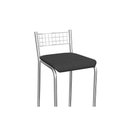 Ver imagem 4 de Banqueta de Cozinha Gênova B705 Kit 6 Un Cromado/marrom 21 - Kappesberg