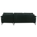 Ver imagem 3 de Sofá de Couro Asti 3 Lugares com Chaise Direita Green Bicolor - Mempra Design