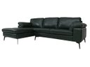 Ver imagem 2 de Sofá de Couro Asti 3 Lugares com Chaise Direita Green Bicolor - Mempra Design