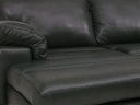 Ver imagem 4 de Sofá de Couro Asti 3 Lugares com Chaise Direita Green Bicolor - Mempra Design