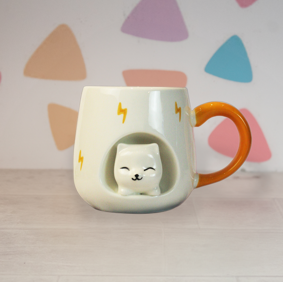 Caneca Gatinha Fofa Cute Coffee 310ml - 4