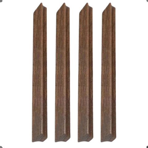 Kit 4 Puxador Armario Multiuso Combate:freijó