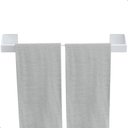 Ver imagem 2 de Porta Toalha de Banho Parede Banheiro Adesivo 3m Branco F.df