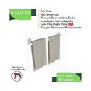 Ver imagem 6 de Porta Toalha de Banho Parede Banheiro Adesivo 3m Branco F.df