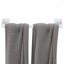 Ver imagem 1 de Porta Toalha de Banho Parede Banheiro Adesivo 3m Branco F.Df