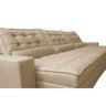 Sofá Retrátil e Reclinável 3.52M com Molas Ensacadas Cama Inbox Gold Tecido Suede Velusoft Bege - 4