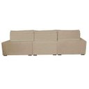 Ver imagem 6 de Sofá Retrátil e Reclinável 3.82M com Molas Ensacadas Cama Inbox Gold Tecido Suede Velusoft Bege