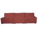 Ver imagem 6 de Sofá Retrátil e Reclinável 3.82M com Molas Ensacadas Cama Inbox Gold Tecido Suede Velusoft Vermelho