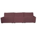 Ver imagem 6 de Sofá Retrátil e Reclinável 3.82M com Molas Ensacadas Cama Inbox Gold Tecido Suede Velusoft Vinho