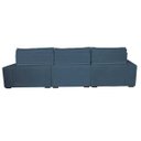 Ver imagem 6 de Sofá Retrátil e Reclinável 4.12M com Molas Ensacadas Cama Inbox Gold Tecido Suede Velusoft Azul
