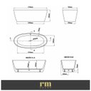 Ver mais imagens de Banheira Luxo Freestanding Imersão Paris Branco 1,7m Pex