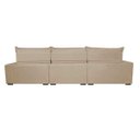 Ver imagem 6 de Sofá Retrátil e Reclinável 4.12m com Molas Ensacadas Cama Inbox Soft Tecido Suede Velusoft