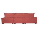 Ver imagem 6 de Sofá Retrátil e Reclinável 4.12m com Molas Ensacadas Cama Inbox Soft Tecido Suede Velusoft