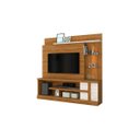 Ver imagem 3 de Estante Home Theater Alan Com Pés Para Tv 55 Pol. Naturale Off White Profissional Decor