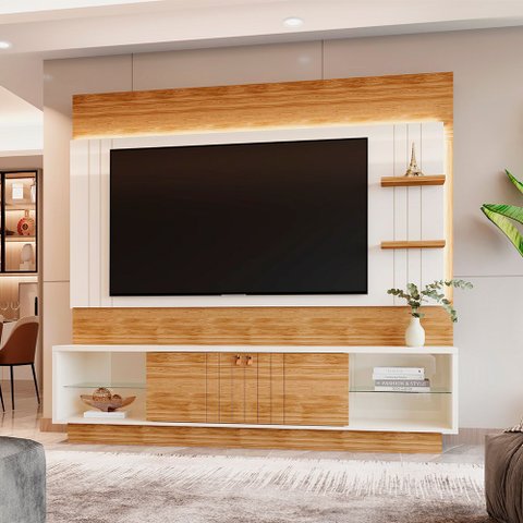 Home Guaíba 2.0 Off White Amêndoa Mobler