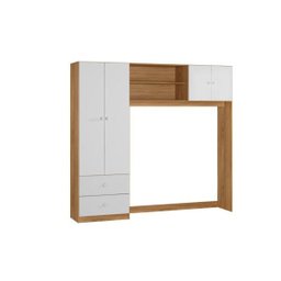 Conjugado Infantil 4 Portas Nature/branco Ternura Profissional Decor - 1
