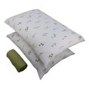 Ver imagem 4 de Jogo de Cama Portallar King Malha 100% Algodão Premiun Classic Vitoria 3 Peças Verde Pedra