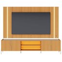 Ver mais imagens de Rack para Sala com Painel para TV 75 pol com LED 243cm Novare C04 Naturale - Lyam Decor
