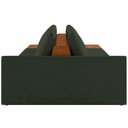 Ver imagem 2 de Sofá Ilha Modular para Sala 312cm com Puff Dublin K01 Veludo Verde Sintético Caramelo - Lyam Decor