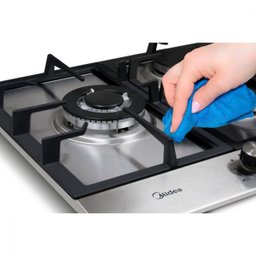 Cooktop À Gás Midea 5 Bocas Tripla Chama Inox Cya5b - Bivolt - 6 Cooktop À Gás Midea 5 Bocas Tripla Chama Inox Cya5b - Bivolt - 6