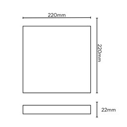 Painel Led Frameless 36w 6500k - Cristallux - 3