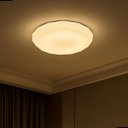 Ver imagem 4 de Plafon Diamante Leitoso 38cm Led 30w Multicolor 3000k 4000k 6500k 2250 Lumens Bivolt Iluminação Inte