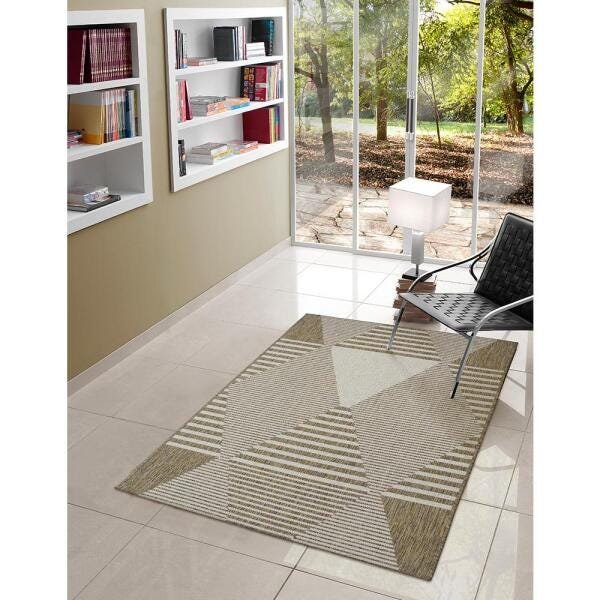 Tapete para Sala Boucle Abstrato 1,00x1,50 São Carlos - 2