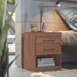 Mesa de Cabeceira Plus:Jatobá - 2