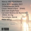 Ver imagem 2 de Molinete ARS FISHERMAN 3000 15 Rolamentos Inox Leve forte Preto