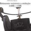 Ver imagem 6 de Molinete ARS FISHERMAN 3000 15 Rolamentos Inox Leve forte Preto