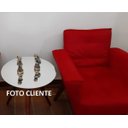 Ver imagem 3 de Mesa Canto Lateral Suporte Apoio Tampo 50 cm MDF Redonda PÉ Palito Tripé - PRETA ESPELHO / PÉS 50 CM