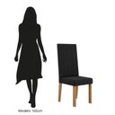 Ver imagem 6 de Conjunto 4 Cadeiras para Sala de Jantar Nice Preto/Mel