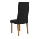 Ver imagem 4 de Conjunto 4 Cadeiras para Sala de Jantar Nice Preto/Mel