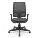 Ver imagem 1 de Cadeira de Escritório Presidente com Nr17 Brizza Plaxmetal Preto