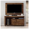 Rack Com Painel TV Até 50 Polegadas Prince Marrom Caemmun - 3