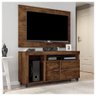 Rack Com Painel TV Até 50 Polegadas Prince Marrom Caemmun - 2