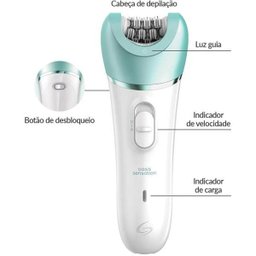 Depilador Gama Oasis Sensation, Branco e Verde, W&D - 5