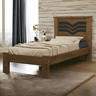 Cama Solteiro em MDF Branco Nature - Virginia - 1