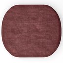 Ver imagem 7 de Kit 02 Puffs Decorativo Orgânico para Living Quarto 70cm Doha W01 Linho Bordô - Lyam Decor