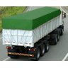 Lona CK600 3,5x1,5m Verde em Pvc Com Ilhós em Latão Para Caminhão e Transporte Carga 650gr/m² - 1